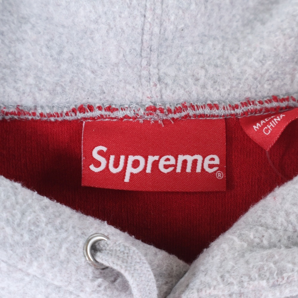 SUPREME(シュプリーム) 23SS Inside Out Box Logo Hooded Sweatshirt インサイドアウト ボックスロゴ スウェットプルオーバーパーカー グレー