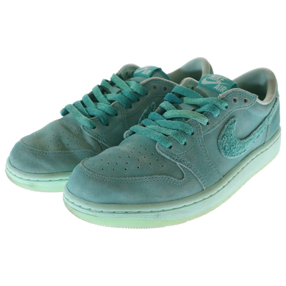 NIKE(ナイキ) WMNS AIR JORDAN1 WASHED TEAL ウィメンズ エアジョーダン ウォッシュドティール ローカットスニーカー ブルー US7.5/24.5cm HQ8111‐300 レディース