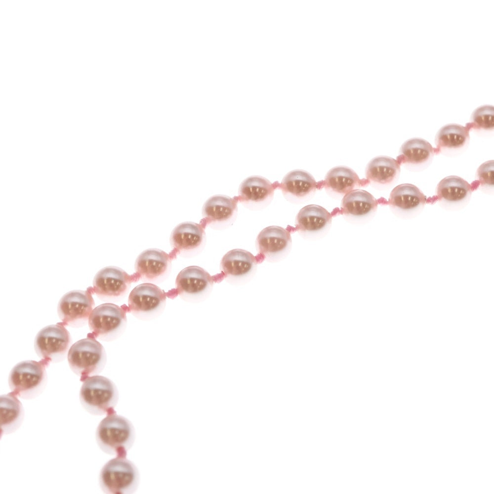 Vivienne Westwood(ヴィヴィアンウエストウッド) Olympia Pearl オーブ ロゴ オリンピア パール ネックレス ピンク レディース