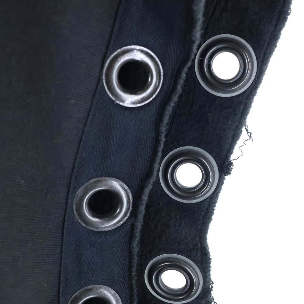 eYe COMME des GARCONS JUNYA WATANABE MAN(アイ コム デ ギャルソン ジュンヤ ワタナベ マン) 24SS AD2023× stussy ステューシーノースリーブカスタム スウェット プルオーバー パーカー ブラック WM‐T909