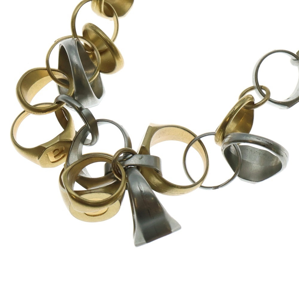 Sacai(サカイ) 20AW Ring Chain Necklace リングチェーンネックレス シルバー/ゴールド 20-0143S