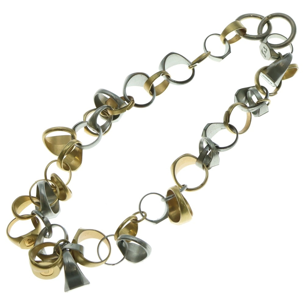 Sacai(サカイ) 20AW Ring Chain Necklace リングチェーンネックレス シルバー/ゴールド 20-0143S
