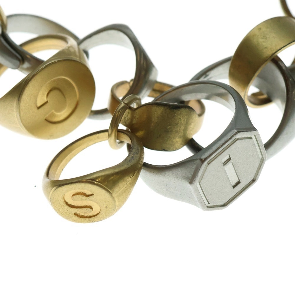 Sacai(サカイ) 20AW Ring Chain Necklace リングチェーンネックレス シルバー/ゴールド 20-0143S
