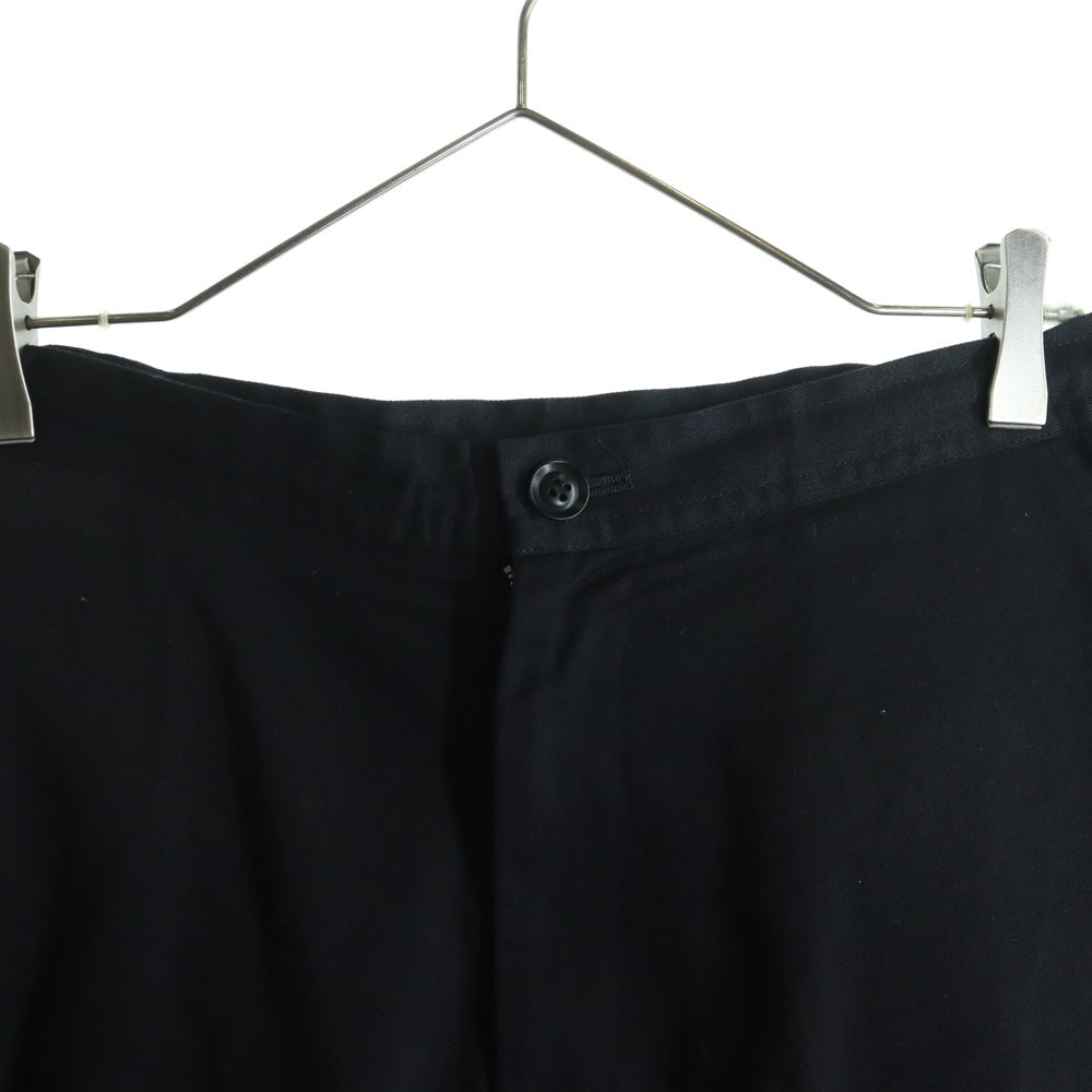 Y's(ワイズ) BORN PRODUCT COTTON TWILL SAROUEL WITH CLOTH コットンツイル ワイド サルエルパンツ ブラック レディース YT-P81-002