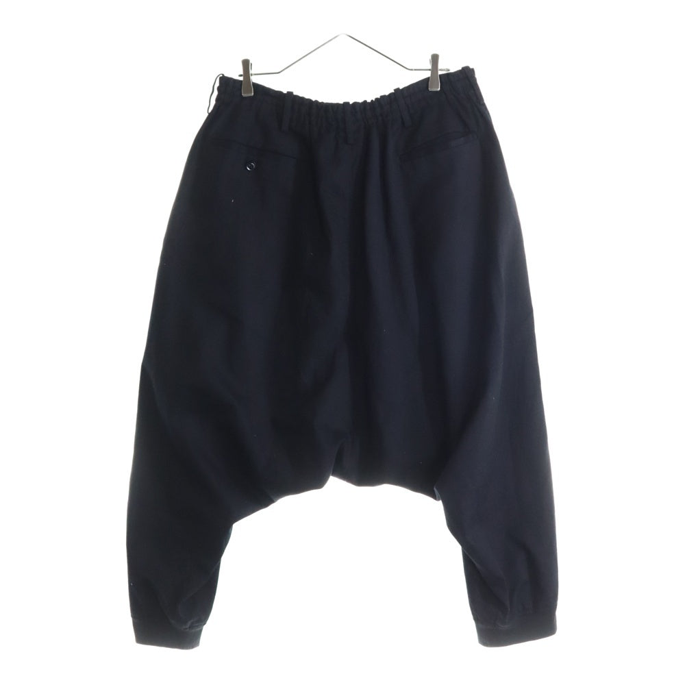 s'yte(サイト) COTTON GABARDINE SAROUEL PANTS コットンギャバジン サルエルパンツ ブラック UK-P44-033