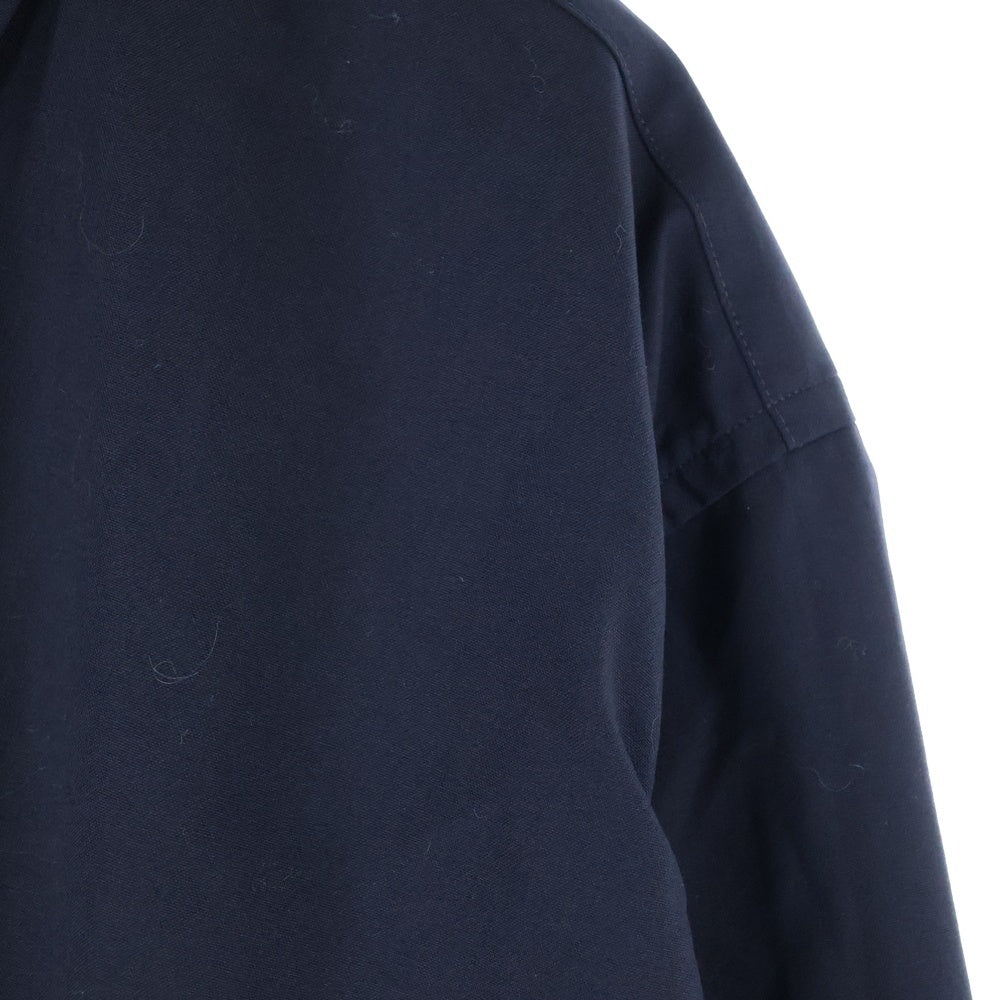 AURALEE(オーラリー) 24SS ボタンダウン レギュラーカラー ロングスリーブ 長袖シャツ ネイビー A24SS03WT