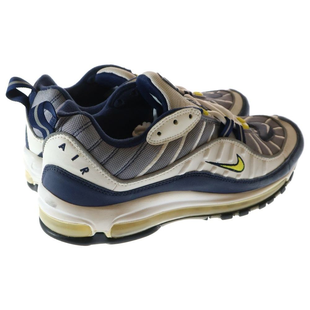 NIKE(ナイキ) AIR MAX 98 FEARLESS 90S エアマックス98 フィアレス 90S ローカットスニーカー ホワイト/ブルー US9.5/27.5cm 640744-105