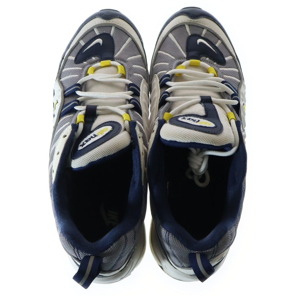 NIKE(ナイキ) AIR MAX 98 FEARLESS 90S エアマックス98 フィアレス 90S ローカットスニーカー ホワイト/ブルー US9.5/27.5cm 640744-105