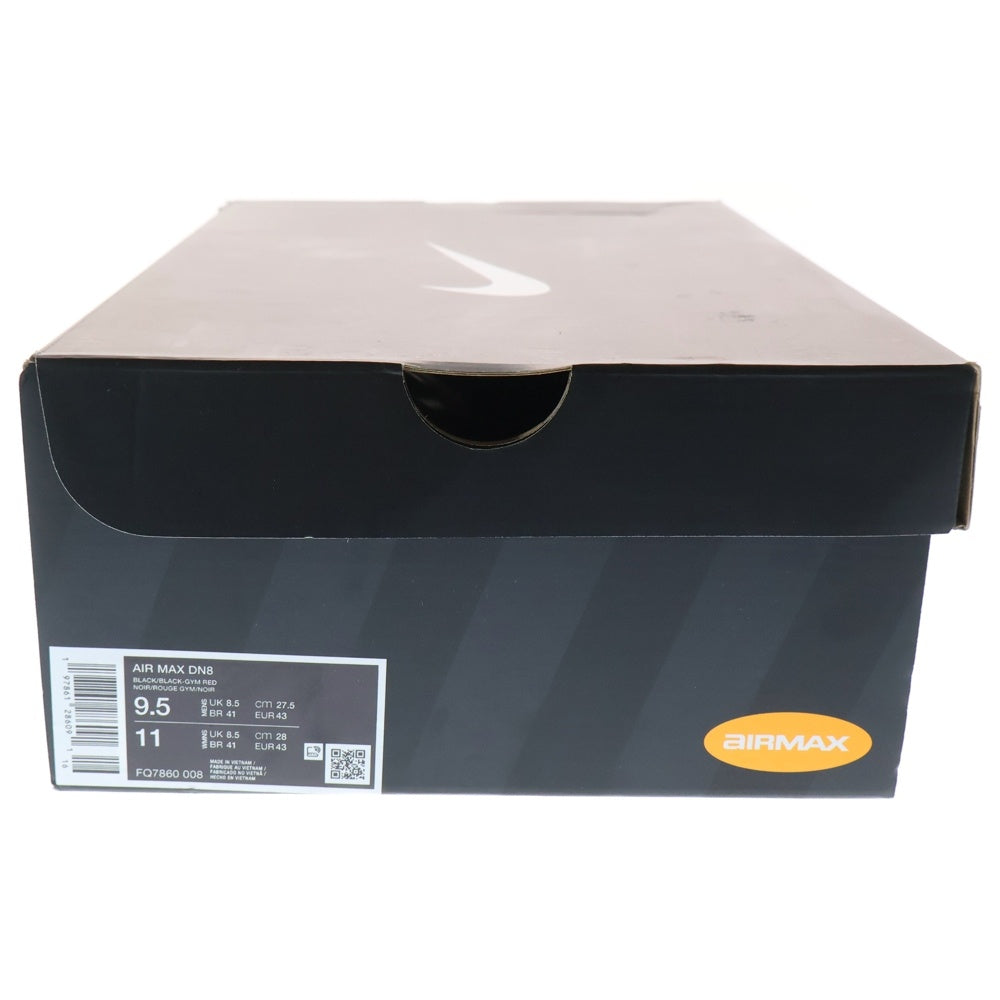 NIKE(ナイキ) AIR MAX DN8 BLACK UNIVERSITY RED エアマックスDN8 ブラック ユニバーシティレッド ローカットスニーカー レッド/ブラック US9.5/27.5cm FQ7860-008