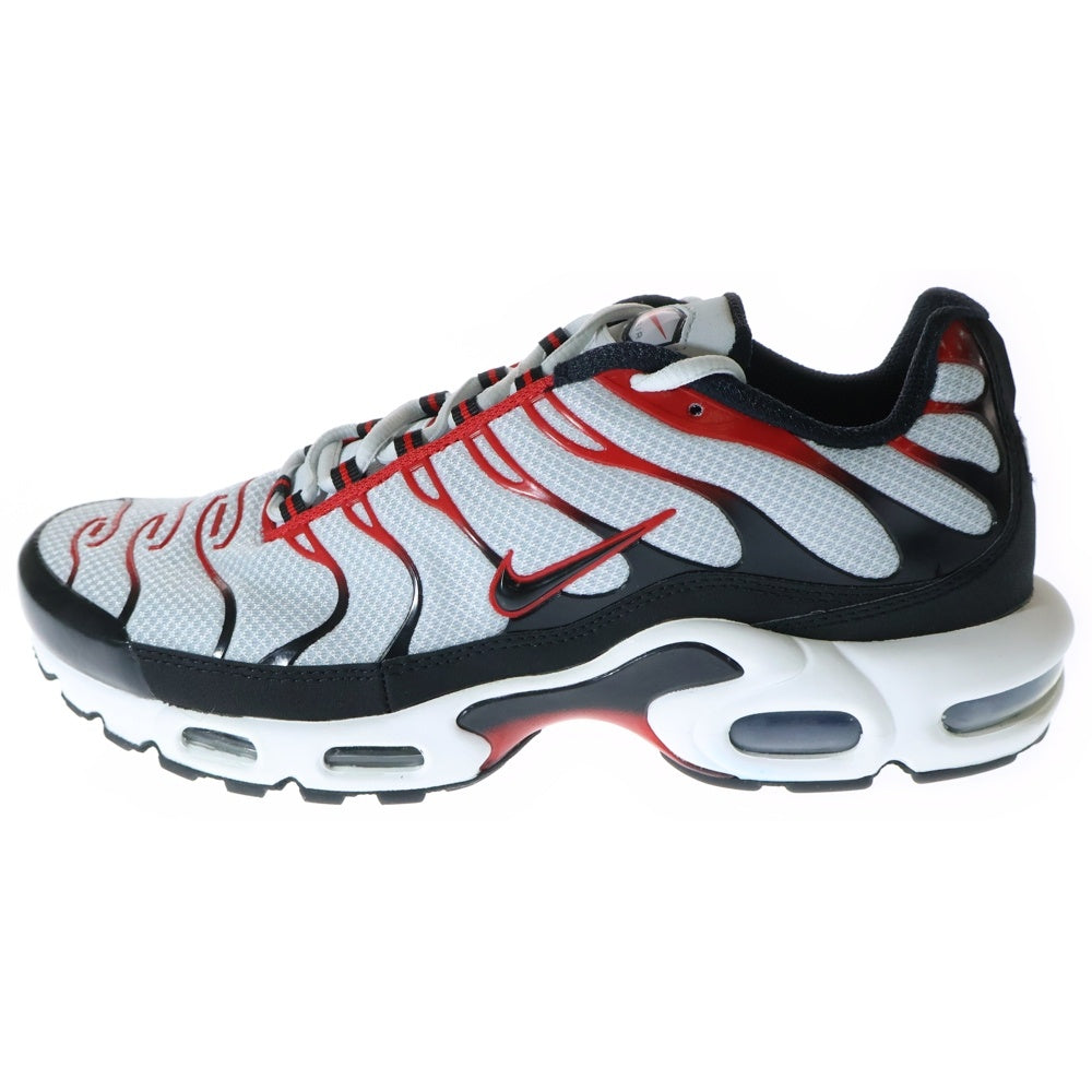 NIKE(ナイキ) AIR MAX PLUS BLACK WHITE UNIVERSITY RED エアマックス プラス ブラック ホワイト ユニバーシティ レッド ローカットスニーカー US10/28cm DM0032-004