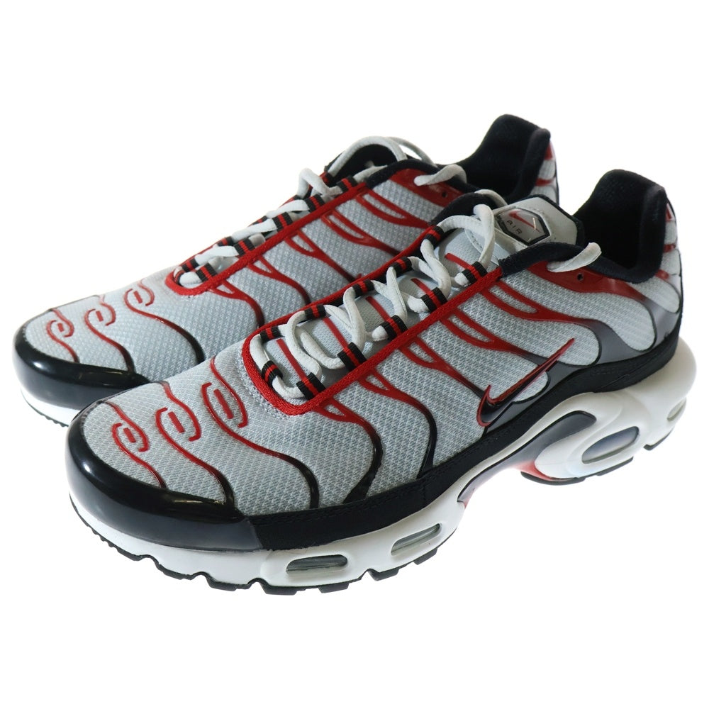 NIKE(ナイキ) AIR MAX PLUS BLACK WHITE UNIVERSITY RED エアマックス プラス ブラック ホワイト ユニバーシティ レッド ローカットスニーカー US10/28cm DM0032-004