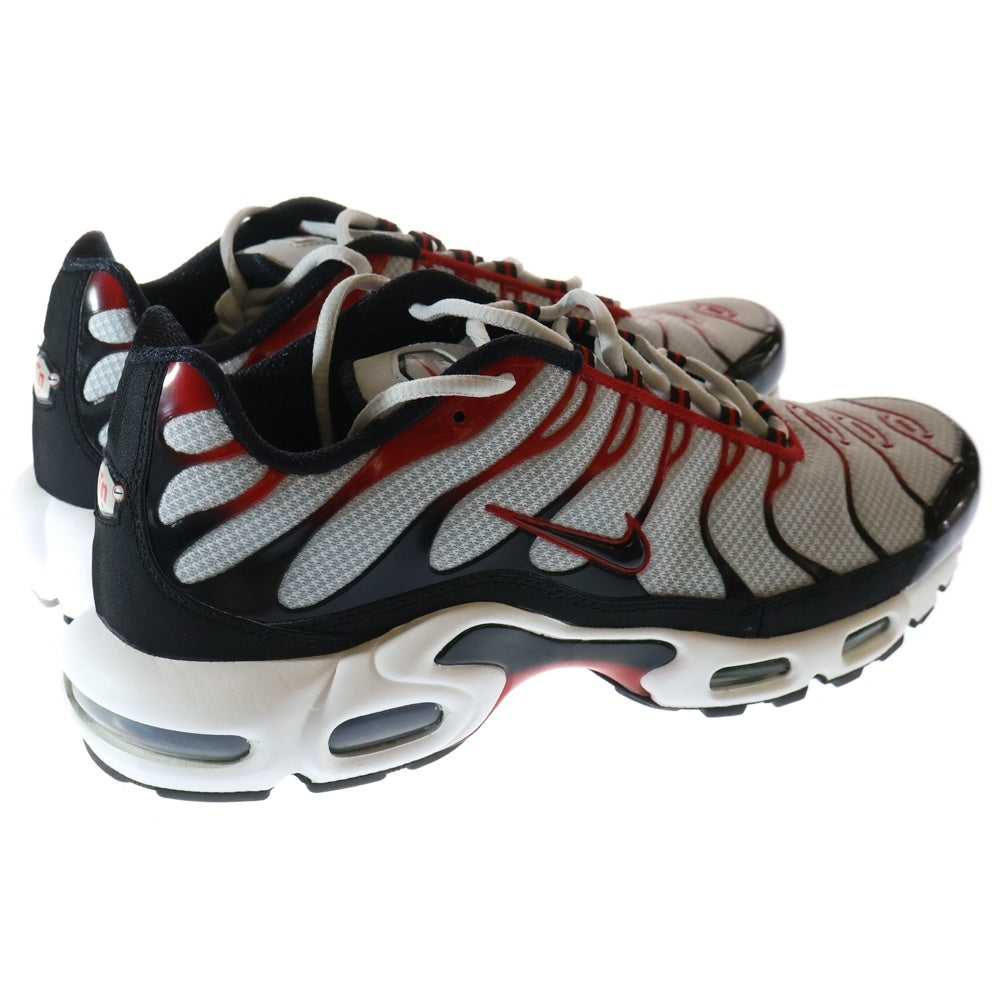 NIKE(ナイキ) AIR MAX PLUS BLACK WHITE UNIVERSITY RED エアマックス プラス ブラック ホワイト ユニバーシティ レッド ローカットスニーカー US10/28cm DM0032-004