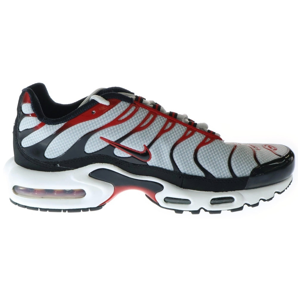NIKE(ナイキ) AIR MAX PLUS BLACK WHITE UNIVERSITY RED エアマックス プラス ブラック ホワイト ユニバーシティ レッド ローカットスニーカー US10/28cm DM0032-004