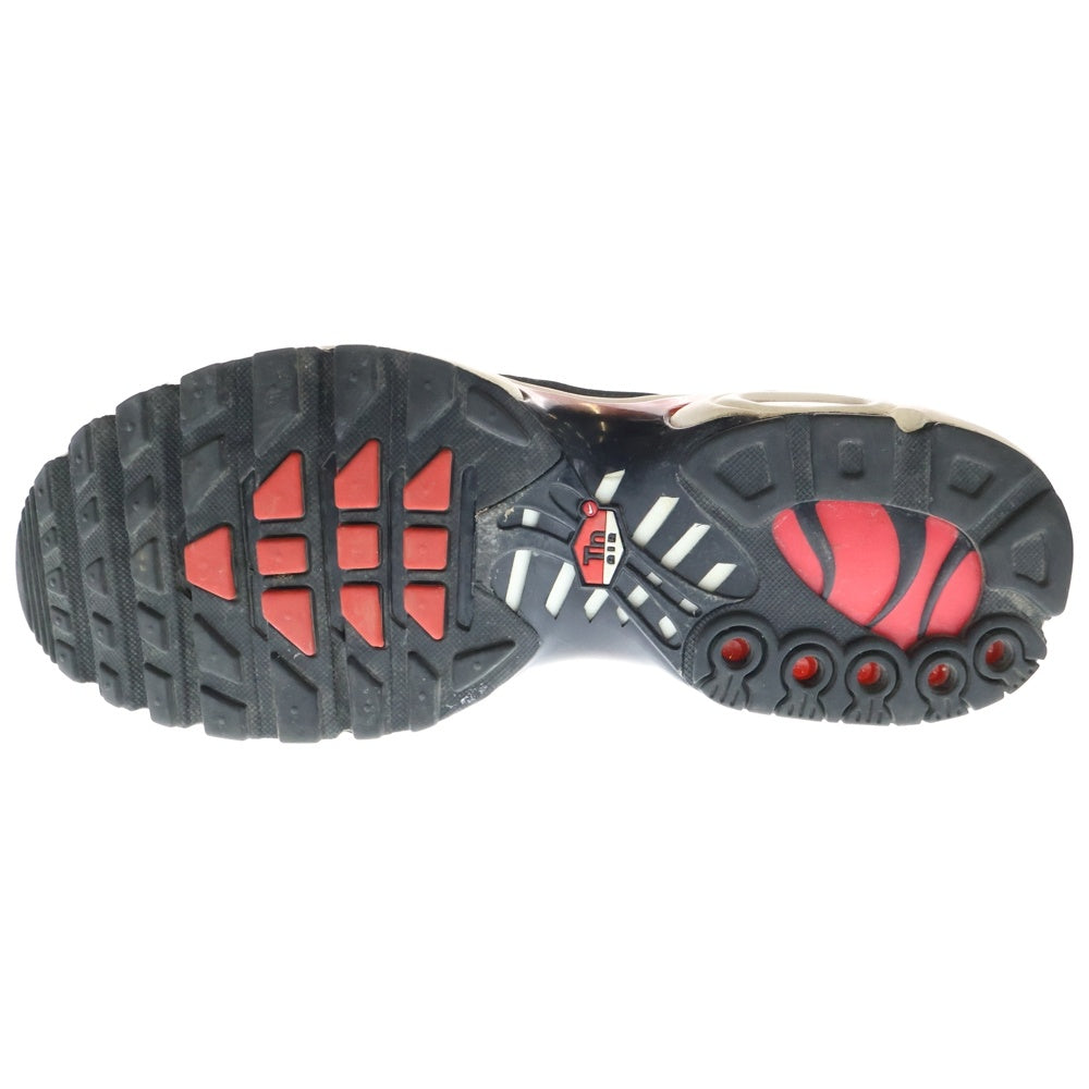 NIKE(ナイキ) AIR MAX PLUS BLACK WHITE RED エアマックスプラス ブラック ホワイト レッド ローカットスニーカー ホワイト/レッド US10/28cm FN6949-002