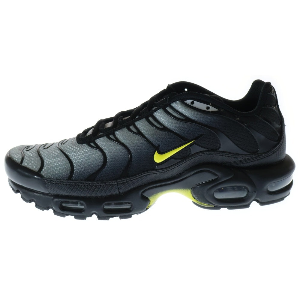 NIKE(ナイキ) AIR MAX PLUS BLACK OPTI YELLOW WOLFGREY エアマックスプラス ウルフグレー ブラック オプティイエロー ローカットスニーカー US10/28cm DM0032-012