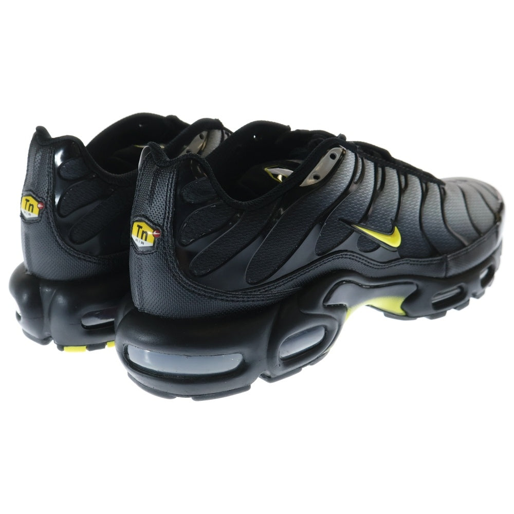 NIKE(ナイキ) AIR MAX PLUS BLACK OPTI YELLOW WOLFGREY エアマックスプラス ウルフグレー ブラック オプティイエロー ローカットスニーカー US10/28cm DM0032-012