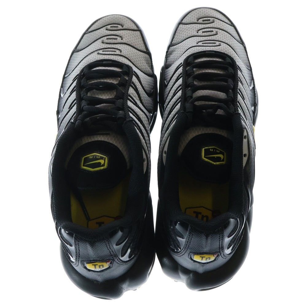 NIKE(ナイキ) AIR MAX PLUS BLACK OPTI YELLOW WOLFGREY エアマックスプラス ウルフグレー ブラック オプティイエロー ローカットスニーカー US10/28cm DM0032-012