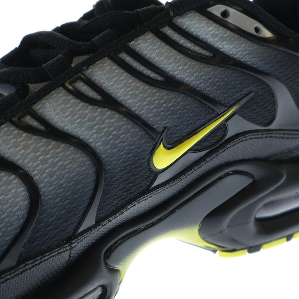 NIKE(ナイキ) AIR MAX PLUS BLACK OPTI YELLOW WOLFGREY エアマックスプラス ウルフグレー ブラック オプティイエロー ローカットスニーカー US10/28cm DM0032-012