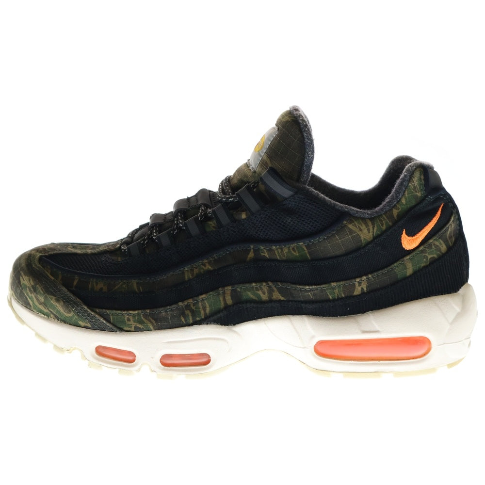 NIKE(ナイキ) ×Carharte WIP AIR MAX 95 BLACK SAIL TOTAL ORANGE カーハート エアマックス95 ブラックセイル トータルオレンジ ローカットスニーカー AV3866-001