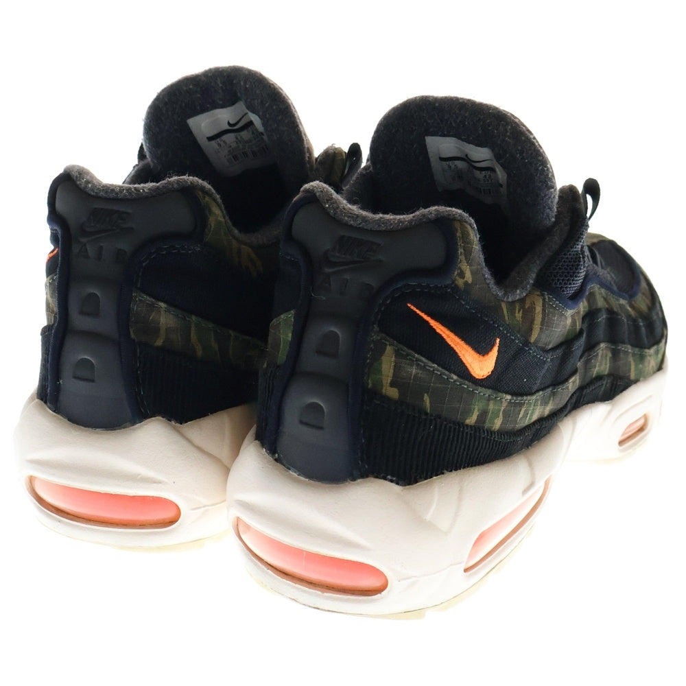 NIKE(ナイキ) ×Carharte WIP AIR MAX 95 BLACK SAIL TOTAL ORANGE カーハート エアマックス95 ブラックセイル トータルオレンジ ローカットスニーカー AV3866-001