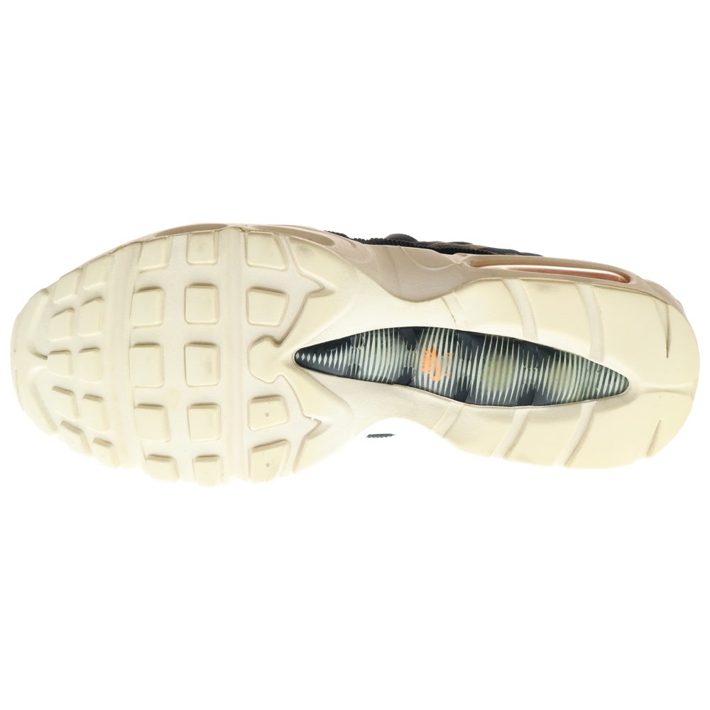 NIKE(ナイキ) ×Carharte WIP AIR MAX 95 BLACK SAIL TOTAL ORANGE カーハート エアマックス95 ブラックセイル トータルオレンジ ローカットスニーカー AV3866-001