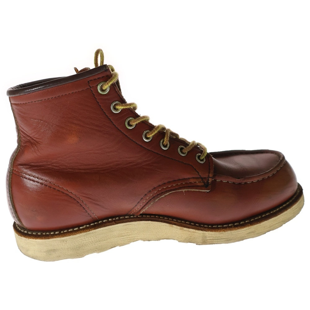 RED WING(レッド ウイング) 00-90SS 8875 刺繍羽タグ IRISH SETTER MOC TOE CLASSIC WORK BOOTS アイリッシュセッター モックトゥ レザー クラシック ワークブーツ ブラウン ブラウン