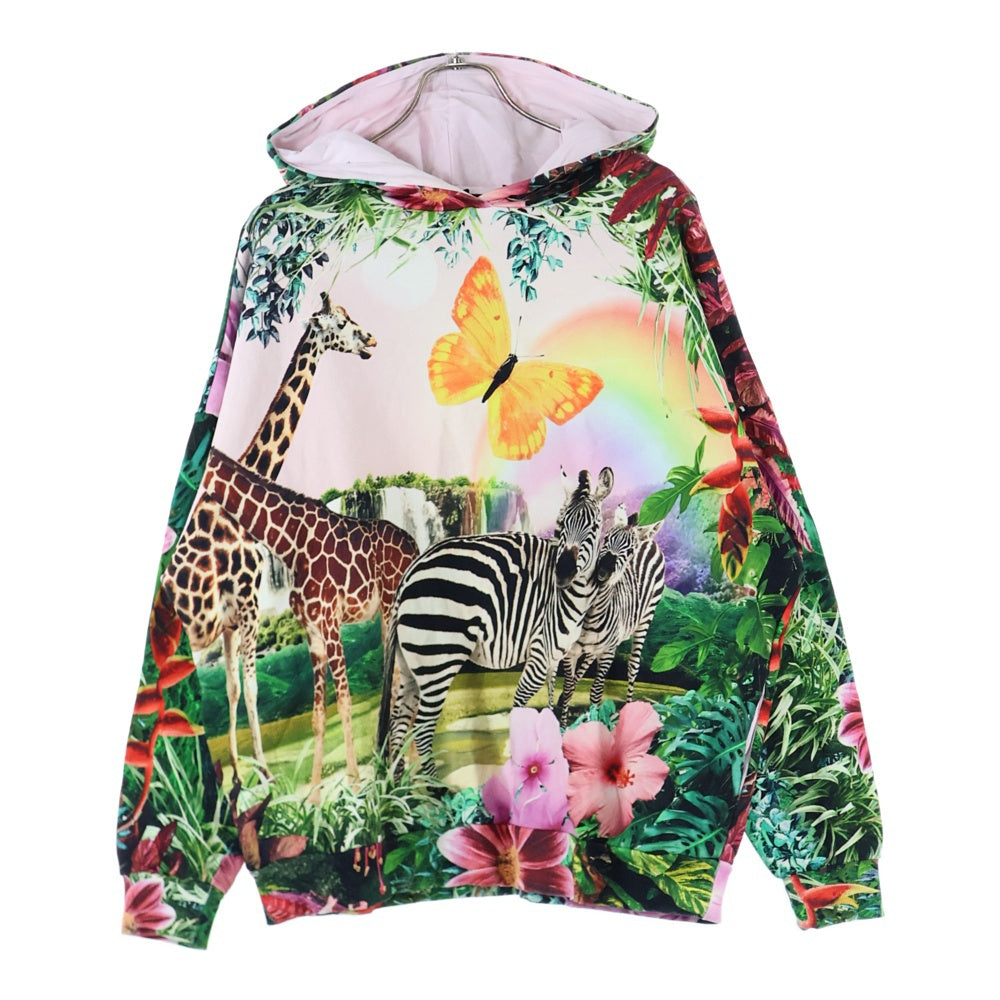 Desigual(デシグアル) 総柄 プルオーバースウェットパーカー フーディー マルチカラー M22SWSK33