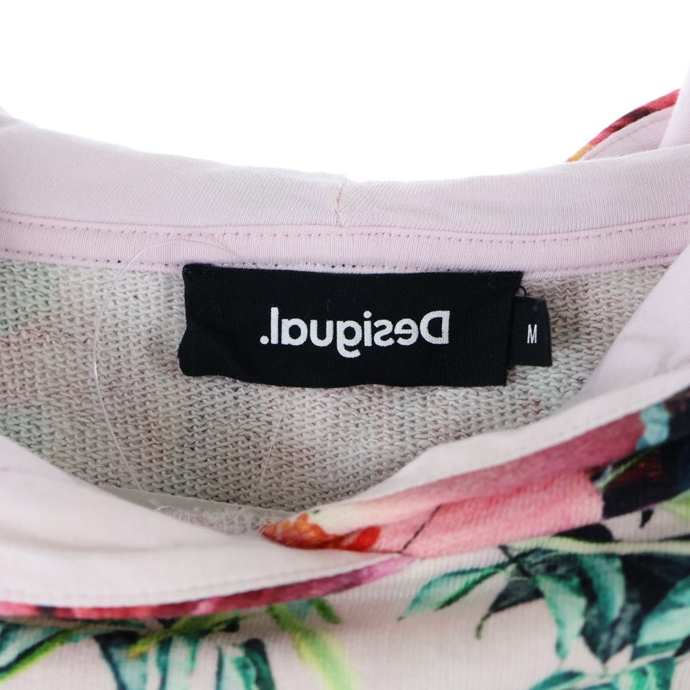 Desigual(デシグアル) 総柄 プルオーバースウェットパーカー フーディー マルチカラー M22SWSK33