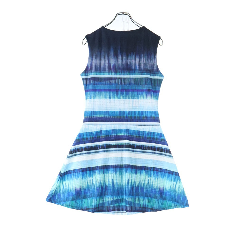 Desigual(デシグアル) ボーダー柄 ノースリーブワンピース ドレス レディース ブルー 19WWVKXC