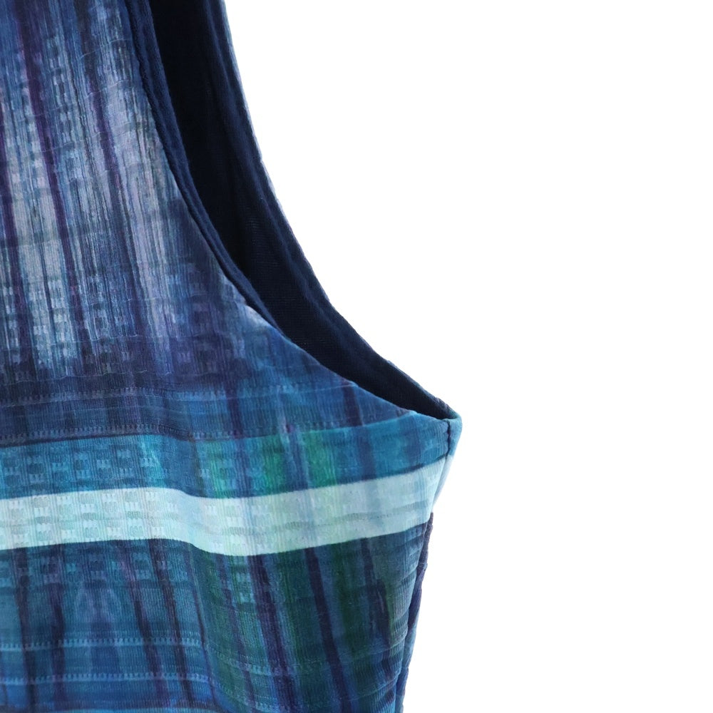 Desigual(デシグアル) ボーダー柄 ノースリーブワンピース ドレス レディース ブルー 19WWVKXC