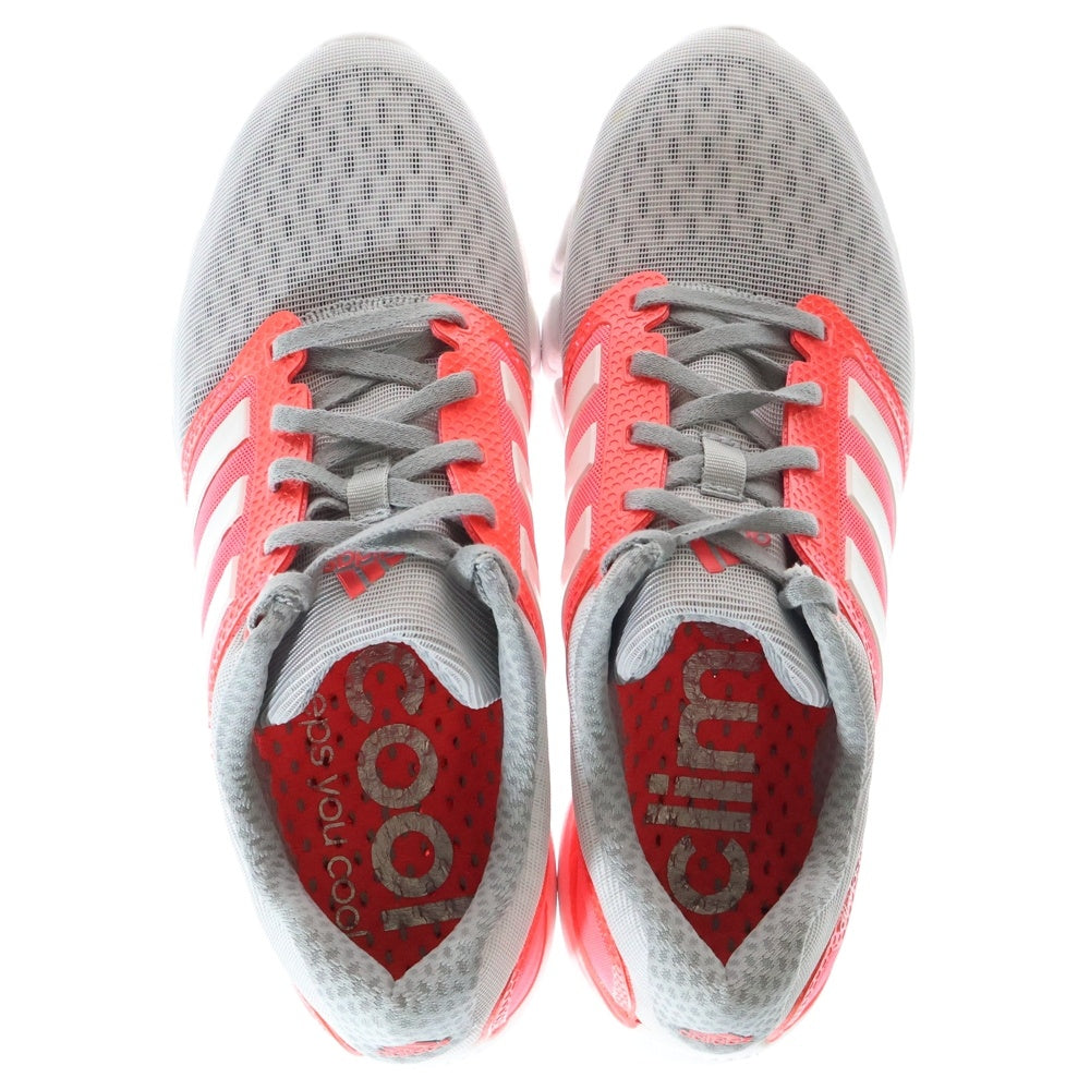 adidas(アディダス) CC REVOLUTION W シーシー レボリューション ダブリュー ローカットスニーカー レディース グレー/レッド US7.5/24.5cm B24219