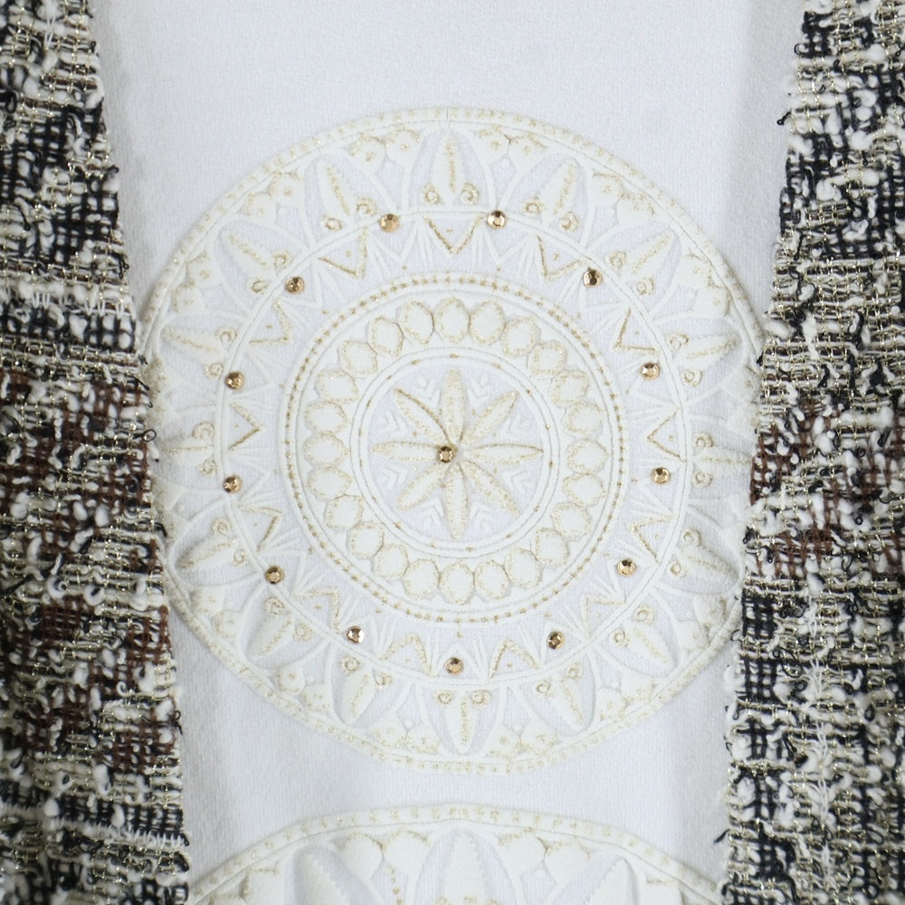 Desigual(デシグアル) 総柄 インナー付き カーディガン レディース グレー 17WWTK80