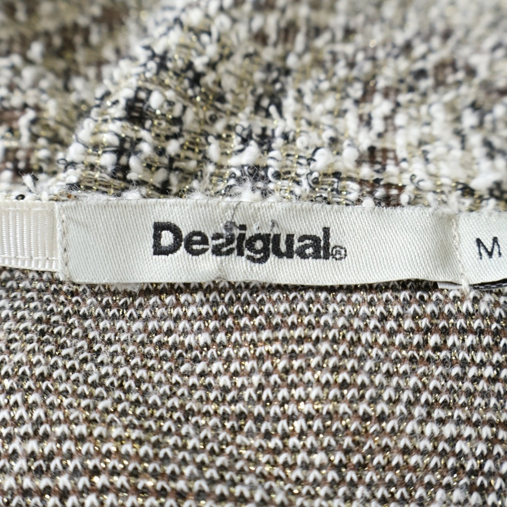 Desigual(デシグアル) 総柄 インナー付き カーディガン レディース グレー 17WWTK80