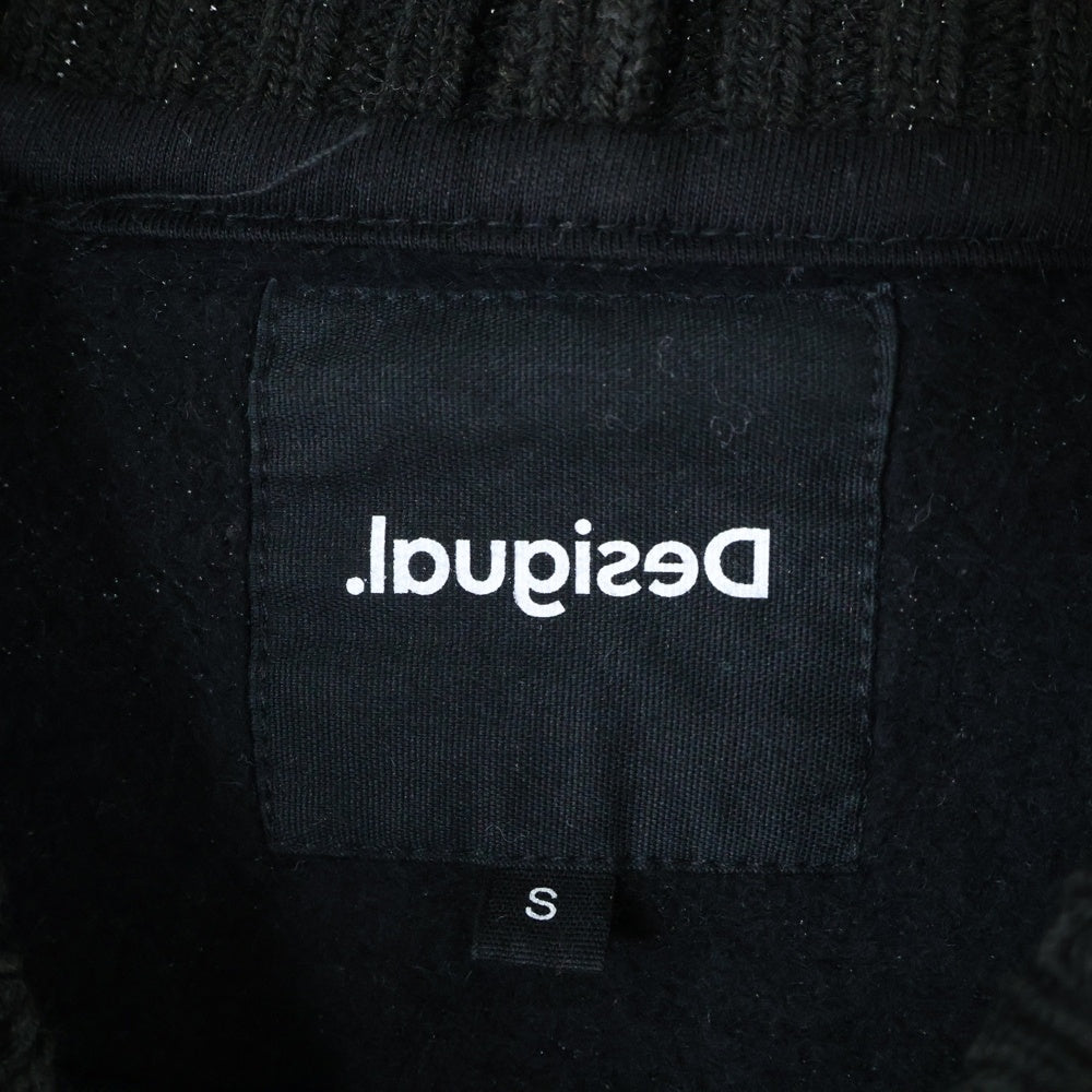 Desigual(デシグアル) チェック柄 1ポケット クルーネックニットセーター レディース マルチカラー 22WWSK04
