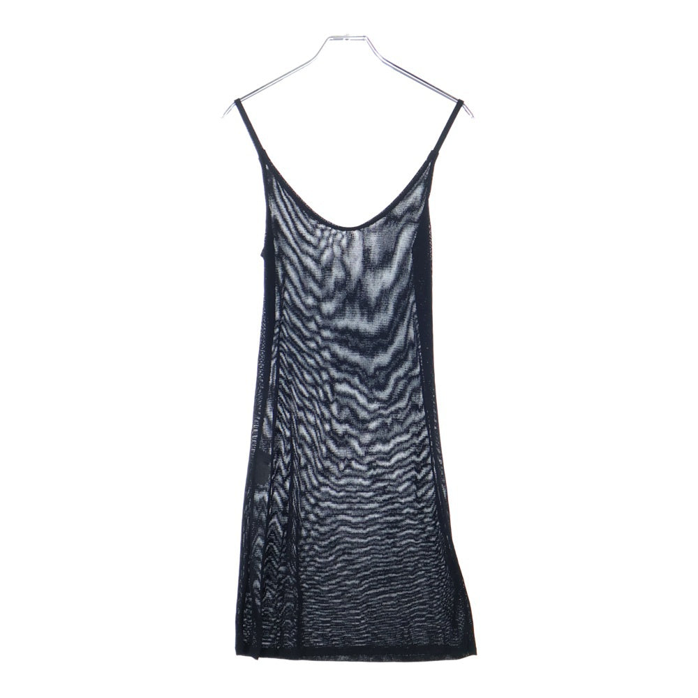 NO BRAND(ノーブランド) TORRAZZO DONNA (トラッゾドンナ) レーヨン ノースリーブワンピース ドレス レディース ブラック 654711
