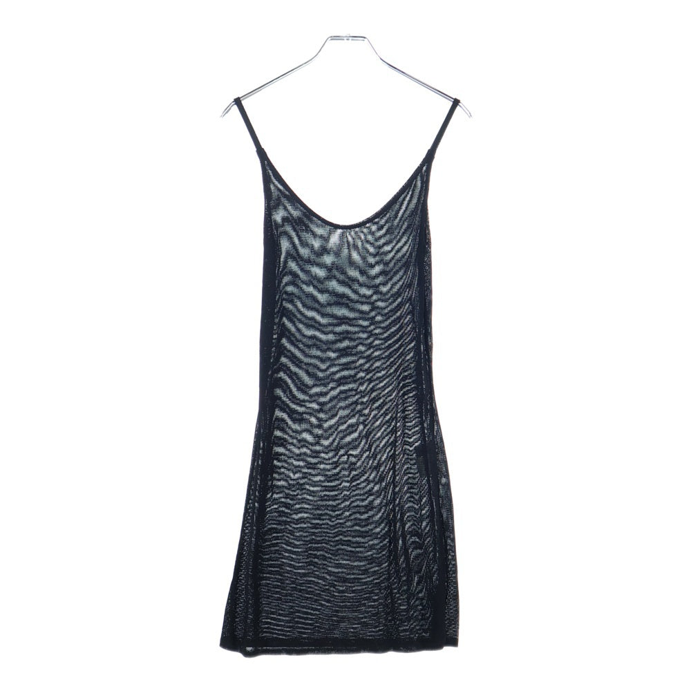 NO BRAND(ノーブランド) TORRAZZO DONNA (トラッゾドンナ) レーヨン ノースリーブワンピース ドレス レディース ブラック 654711