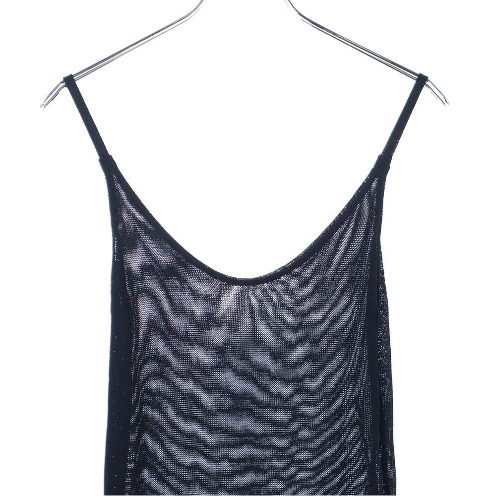 NO BRAND(ノーブランド) TORRAZZO DONNA (トラッゾドンナ) レーヨン ノースリーブワンピース ドレス レディース ブラック 654711