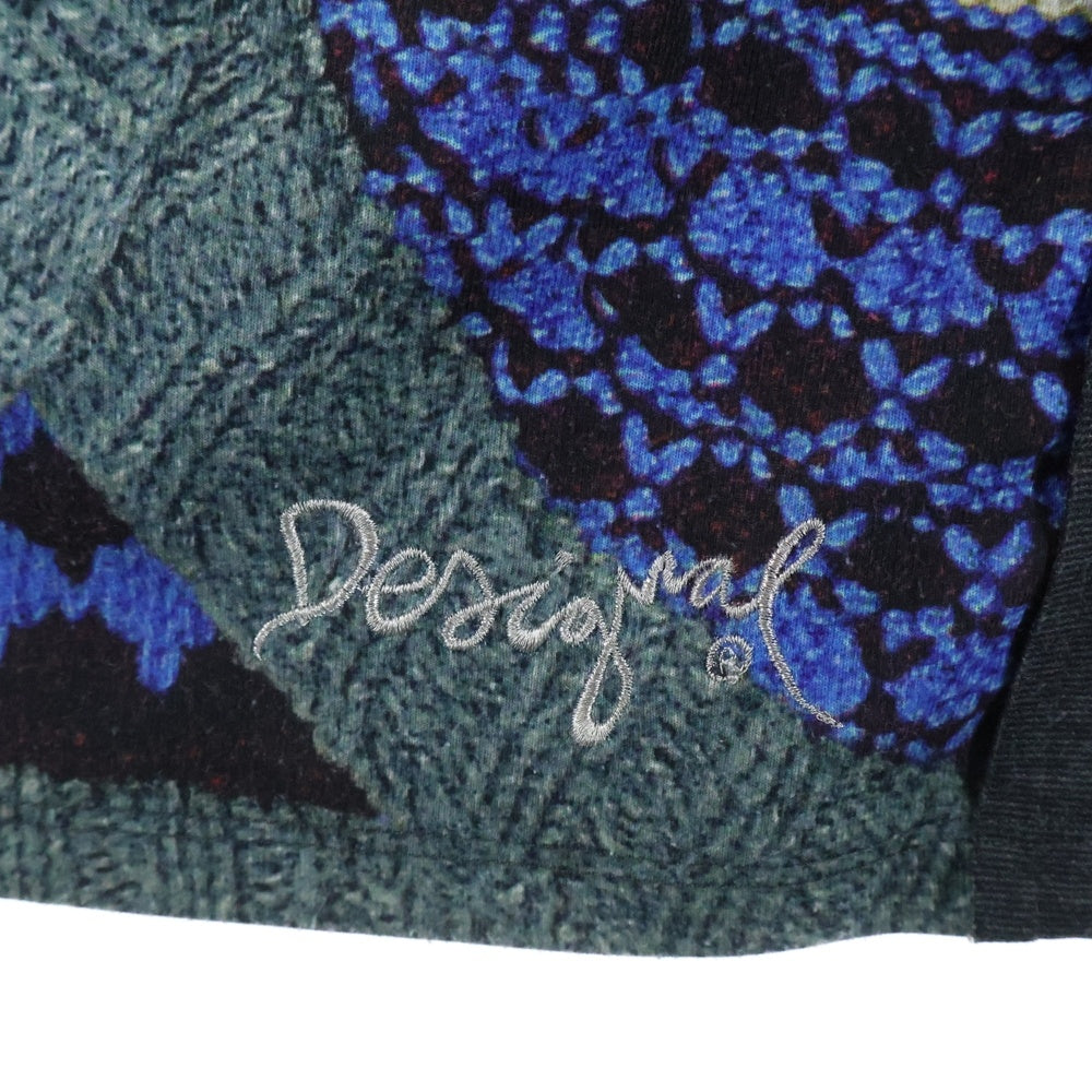 Desigual(デシグアル) フロントデザイン 長袖ワンピース ドレス レディース グレー 39V2047