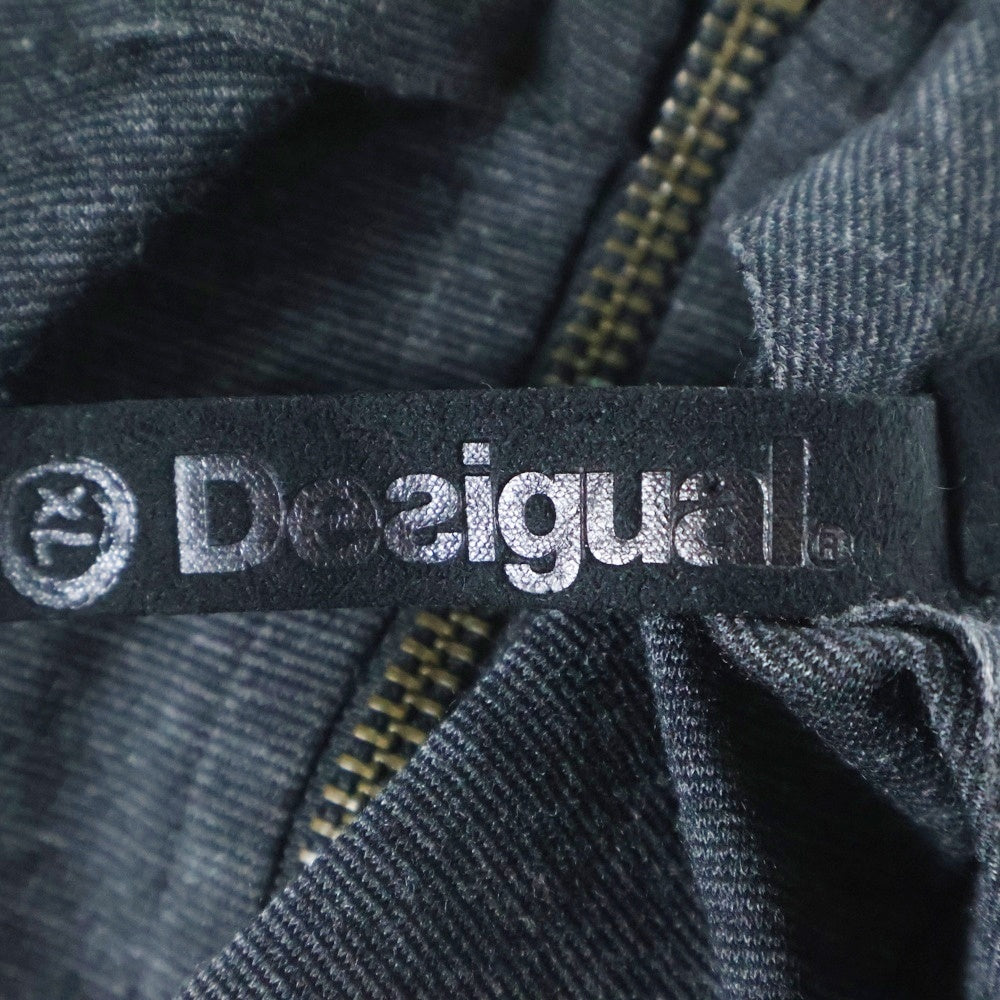 Desigual(デシグアル) フロントデザイン 長袖ワンピース ドレス レディース グレー 39V2047