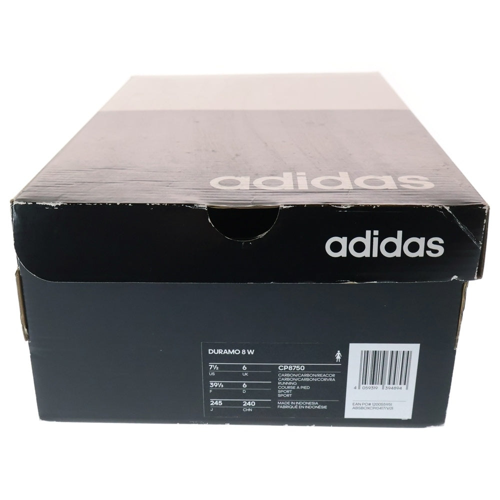 adidas(アディダス) DURAMO 8 W デュラモ ダブリュー ローカットスニーカー レディース ブラック US7.5/24.5cm CP8750