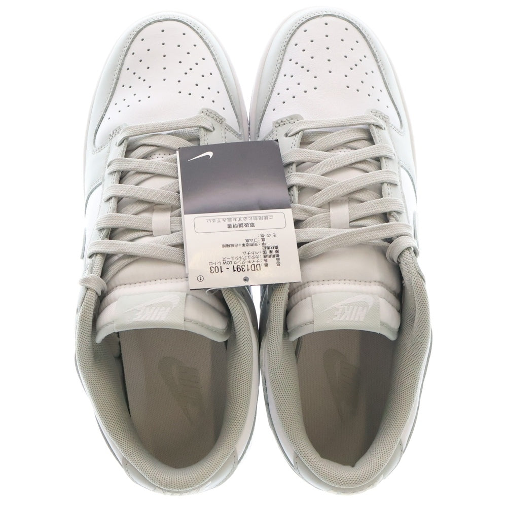 NIKE(ナイキ) DUNK LOW RETRO Grey Fog ダンク グレーフォグ ローカットスニーカー ホワイト US11/29cm DD1391-103