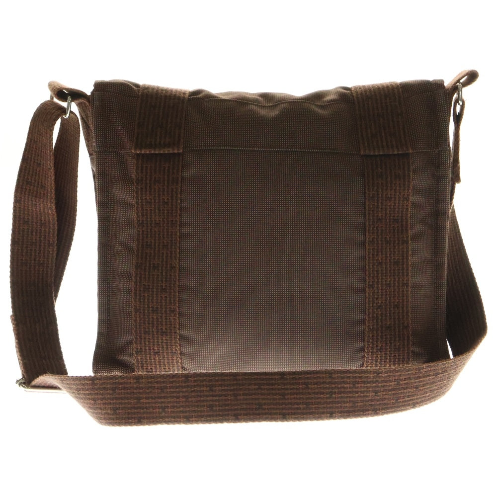 HERMES(エルメス) エールライン バサス PM キャンバスショルダーバッグ ボディバッグ ブラウン