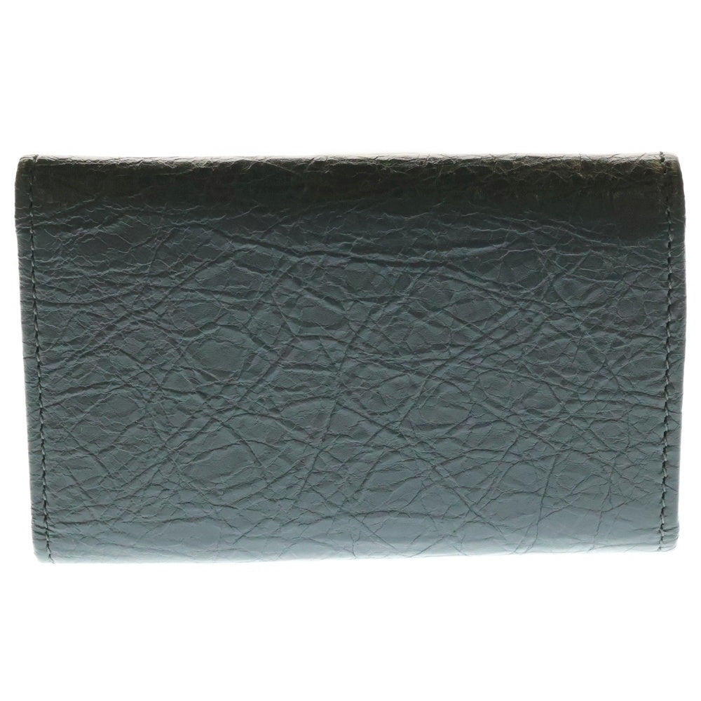 BALENCIAGA(バレンシアガ) シワ加工 ゴールド金具 6連キーケース キーホルダー グレー 477450