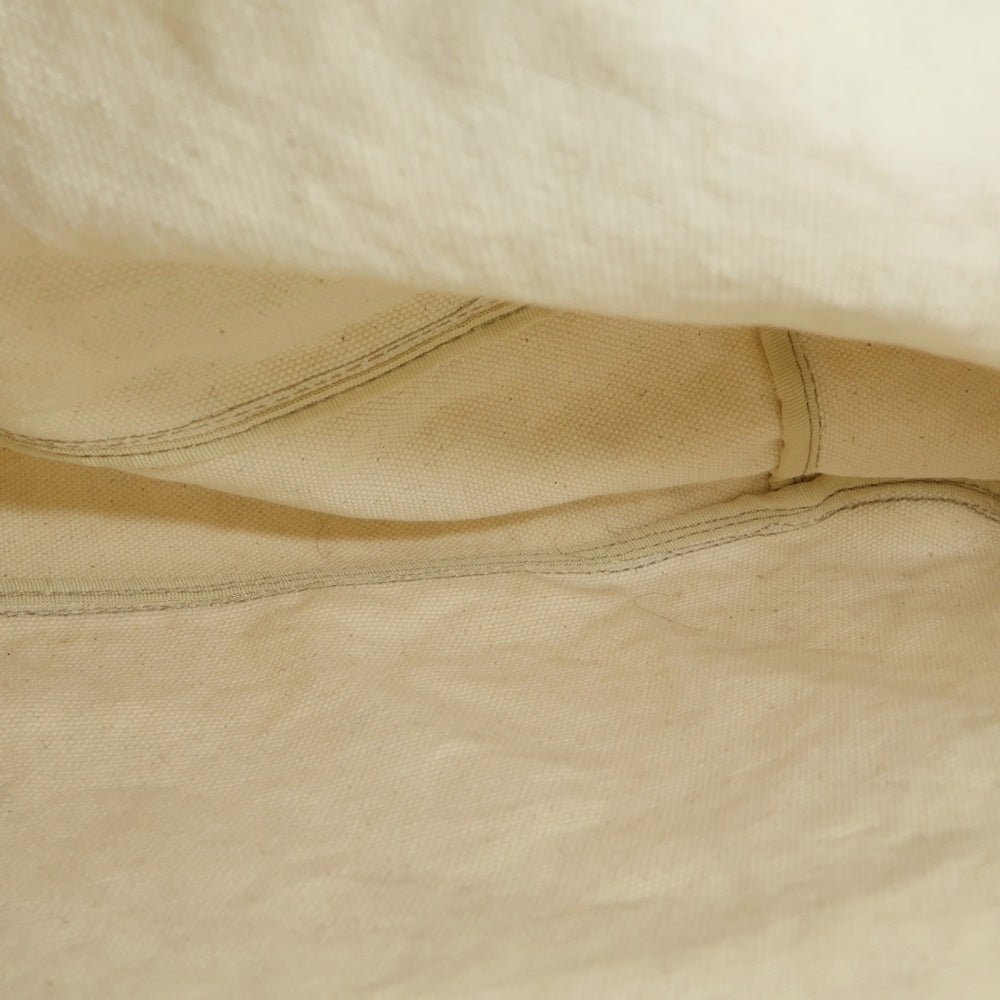 OFF-WHITE(オフホワイト) Arrow Skeleton Canvas Tote Bag アロー スケルトン キャンバス ショルダー トートバッグ ベージュ OMNA136F20B0016118