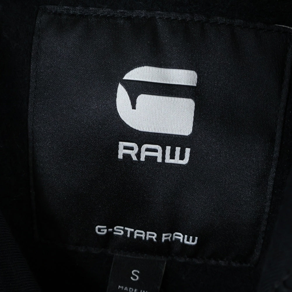 G-STAR RAW(ジースターロウ) GRAPHIC 15 HOODED SWEATERグラフィック ロゴプリント フーデットスウェットパーカー ブラック/ホワイト/ベージュ D15692-A612-6484