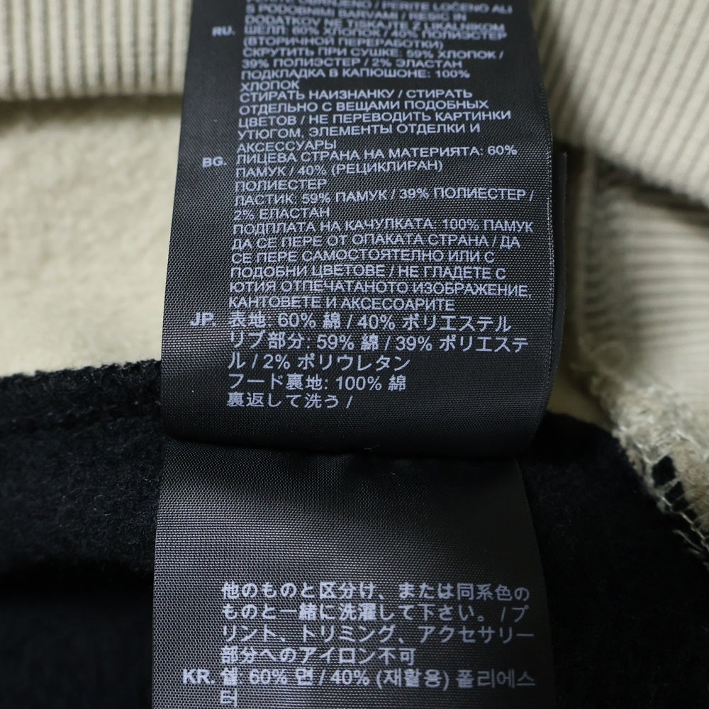 G-STAR RAW(ジースターロウ) GRAPHIC 15 HOODED SWEATERグラフィック ロゴプリント フーデットスウェットパーカー ブラック/ホワイト/ベージュ D15692-A612-6484