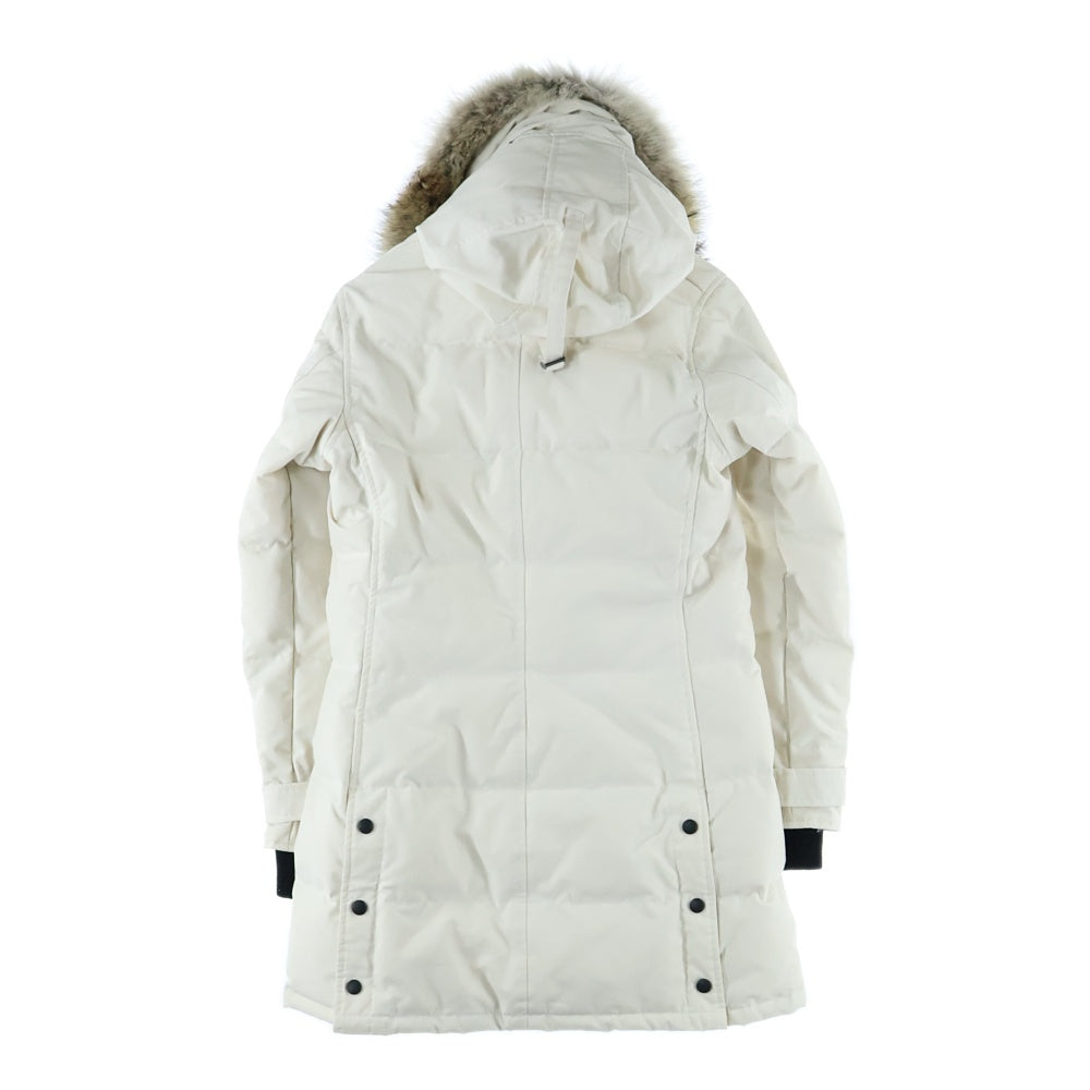 CANADA GOOSE(カナダグース) SHELBURNE PARKA シェルバーン パーカ ジップアップフーデッドファーダウンジャケット ホワイト レディース 3802LA