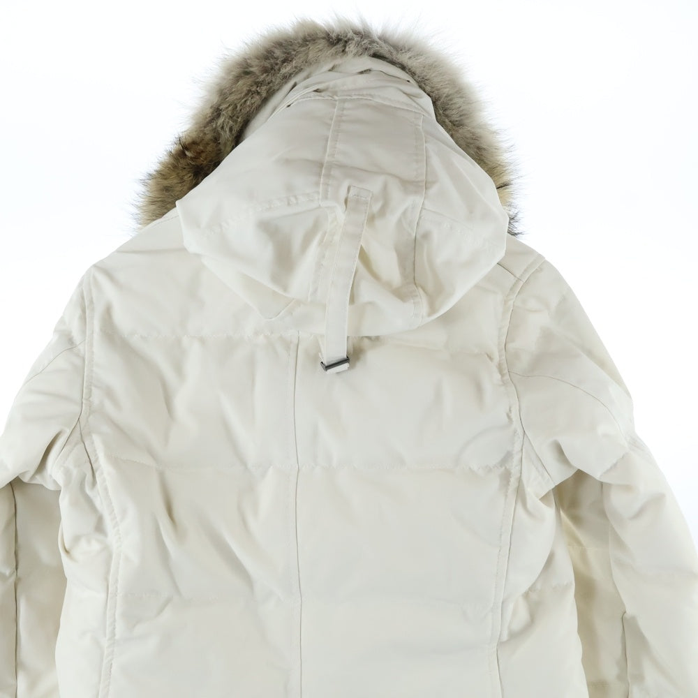 CANADA GOOSE(カナダグース) SHELBURNE PARKA シェルバーン パーカ ジップアップフーデッドファーダウンジャケット ホワイト レディース 3802LA