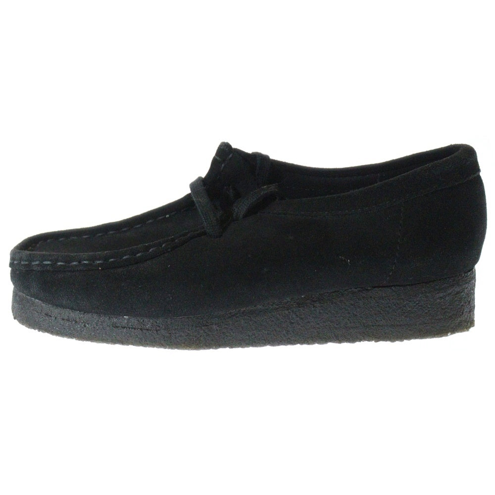 Clarks(クラークス) WALLABEE ワラビーブーツ スウェードローカットシューズ ブラック レディース US7/23.5cm 11826
