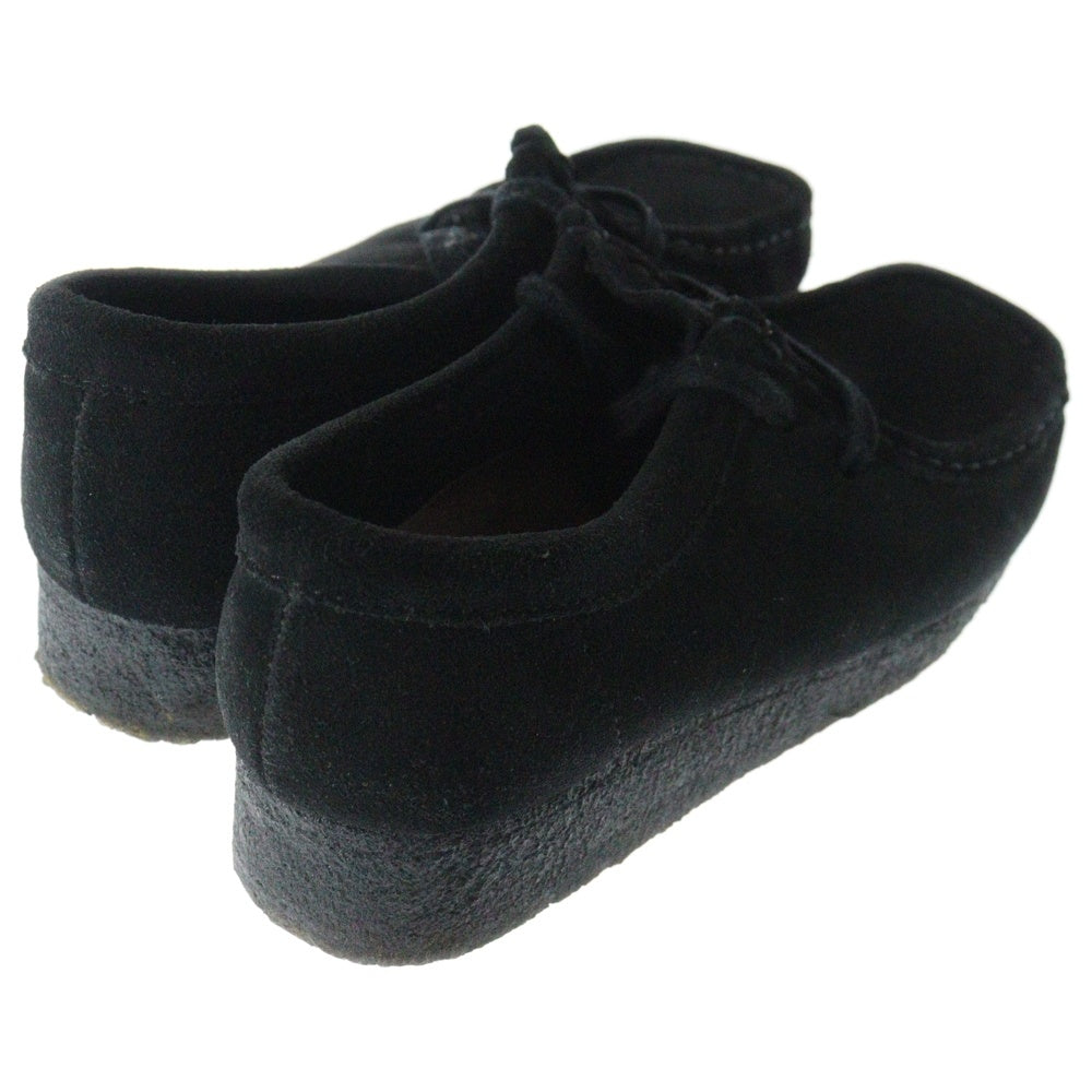Clarks(クラークス) WALLABEE ワラビーブーツ スウェードローカットシューズ ブラック レディース US7/23.5cm 11826